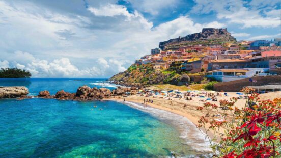 Medieval town of Castelsardo, Province of Sassari, Sardinia, Italy