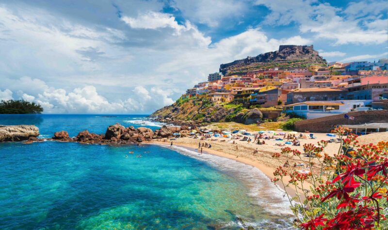 Medieval town of Castelsardo, Province of Sassari, Sardinia, Italy