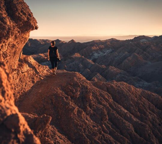 Hiking in the Atacama Desert