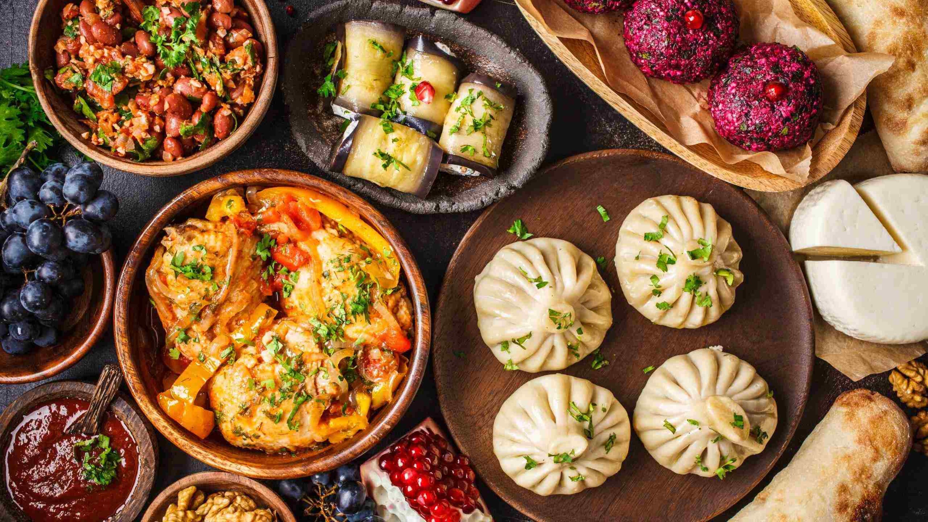 Traditional Georgian cuisine