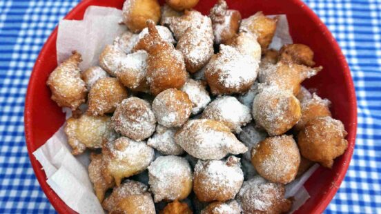 Fritule, festive croatian fritter
