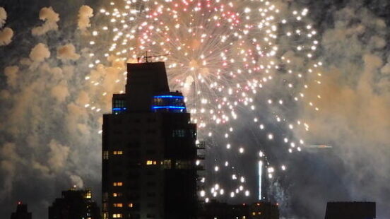 fireworks in Buenos Aires