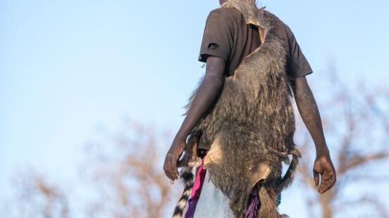 hadzabe man, tanzania
