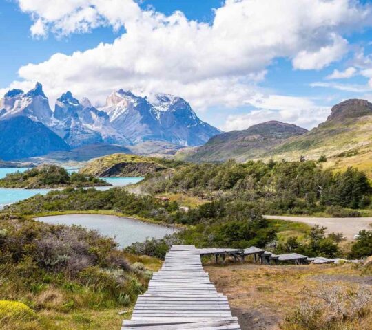Taking in the amazing landscapes of Torres del Paine