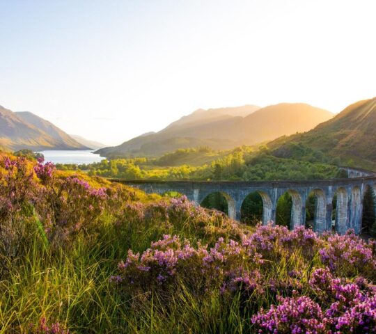 Embark on a railway adventure across the Glennfinan Viaduct