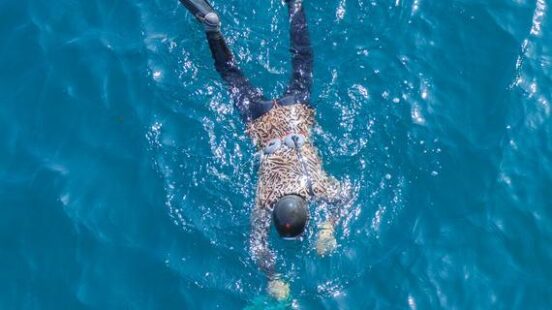 Haenyeo free divers on Jeju Island