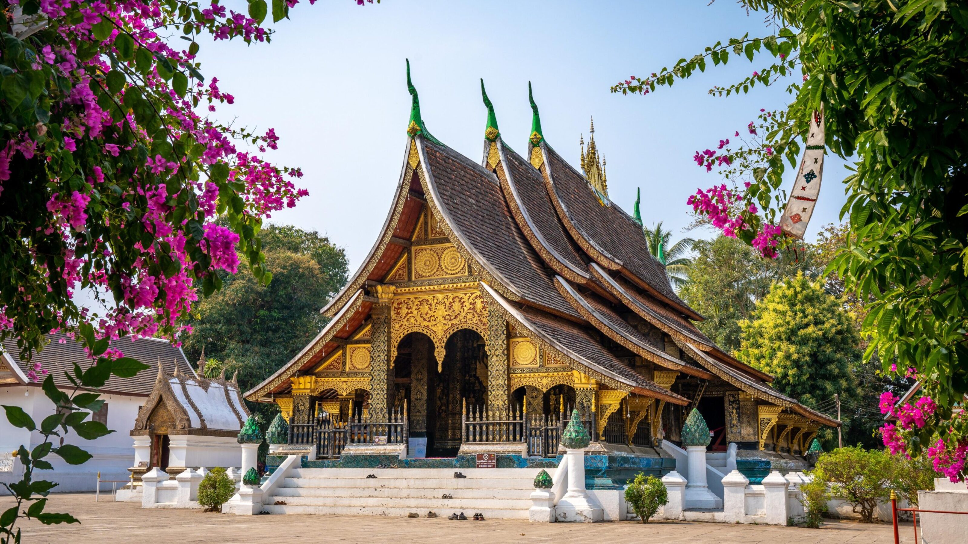 Wat Xieng Thong temple in Luang Prabang, Laos