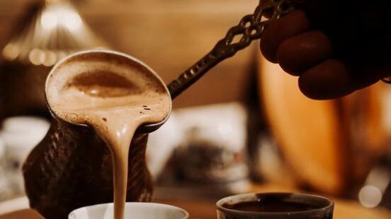 Traditional turkish coffee