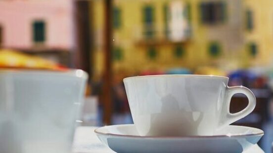 Coffee in Cinque Terre, Italy