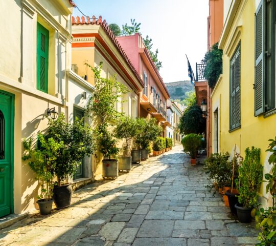 Plaka, one of the oldest neighbourhoods in Athens