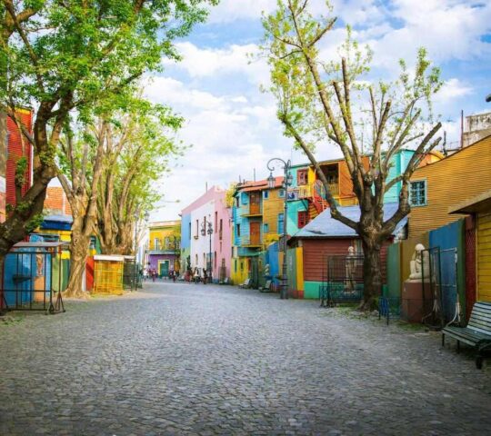 The colourful neighbourhood of La Boca, Buenos Aires