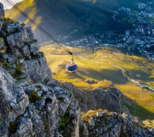 Take the cable car to the top of Table Mountain