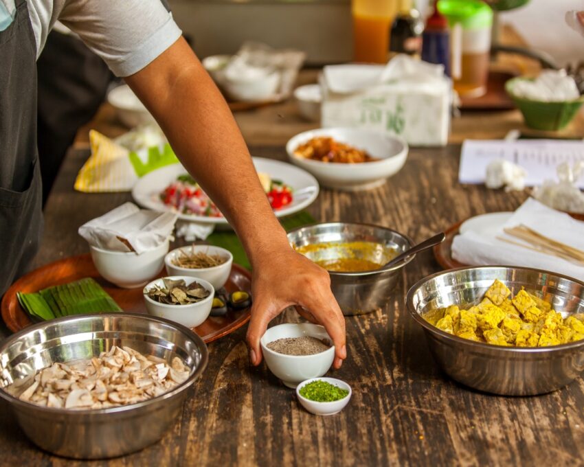 Cooking class at Bumbu Bali
