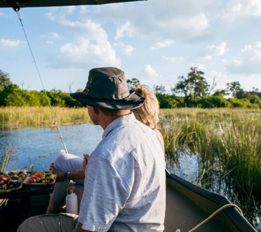 Brunch and boats in the Linyanti