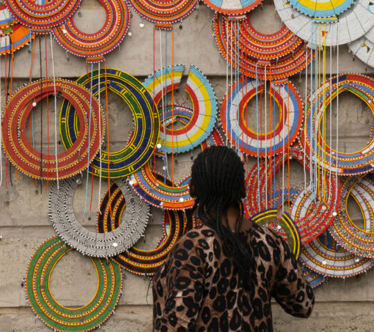 Tanzanian market stall