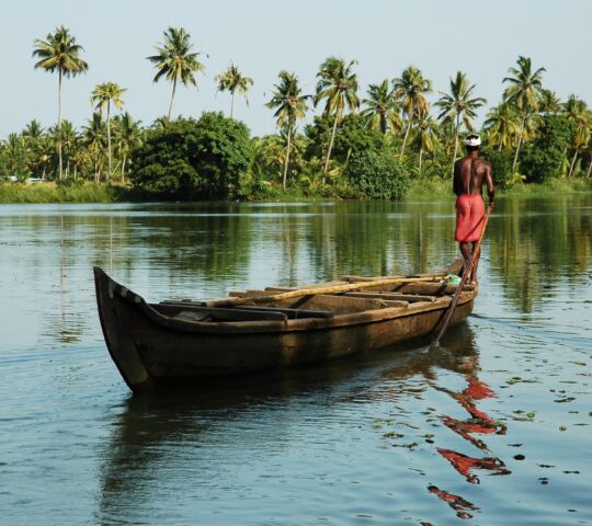 A local fisherman in Kerala