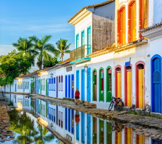 Exploring the historical centre of Paraty