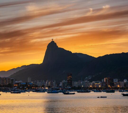 A mesmerising Rio sunset