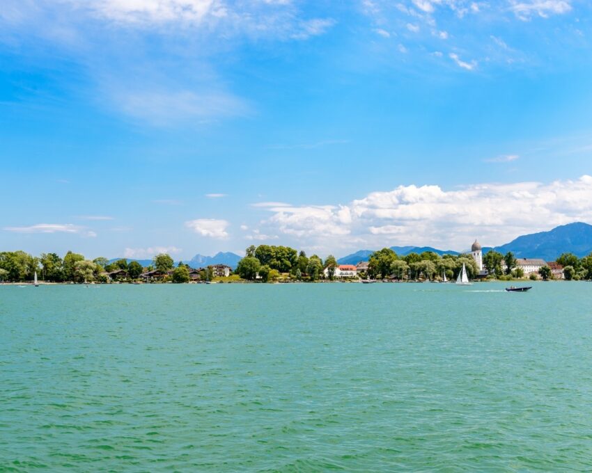 Journey to Salzburg via the glistening Lake Chiemse
