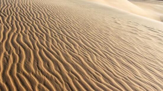 Sand dunes in the Siwa Oasis, Egypt