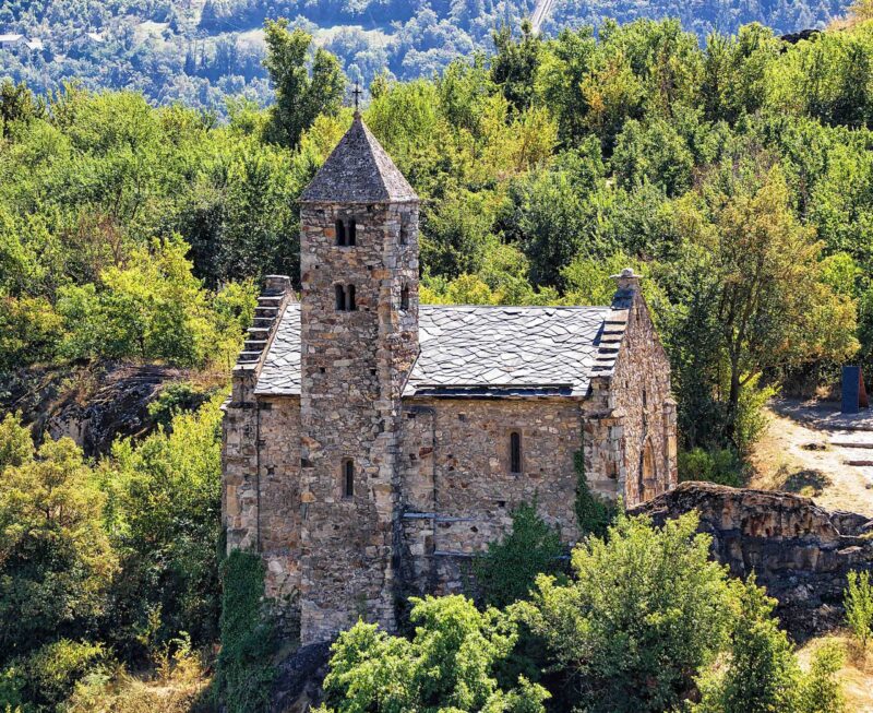 Three saints chapel at Sion, Canton Valais, Switzerland.