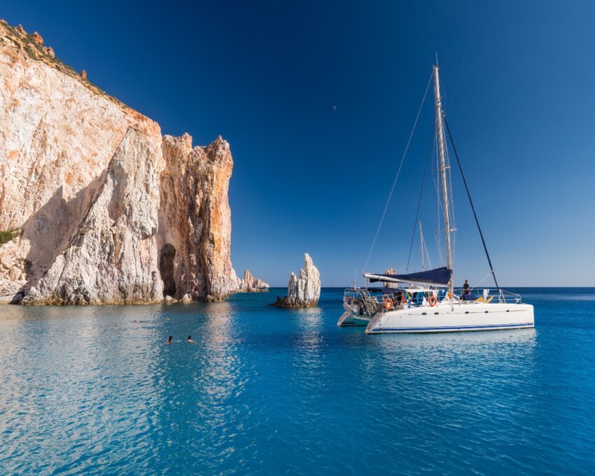 A day of sailing along Kleftiko