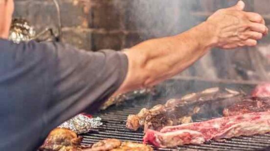 BBQ at Mercado del Puerto, Montevideo