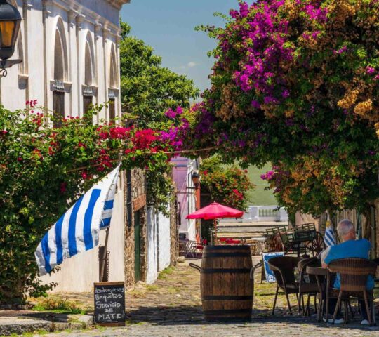 Cobblestone streets in Colonia del Sacramento