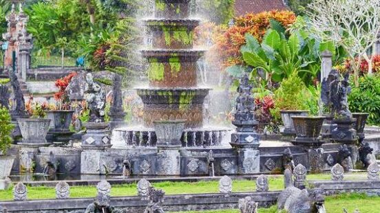 Water Palace of Tirta Gangga in Bali