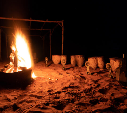 Drums fireside