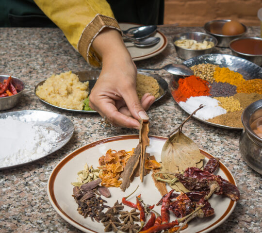 Indian cooking class
