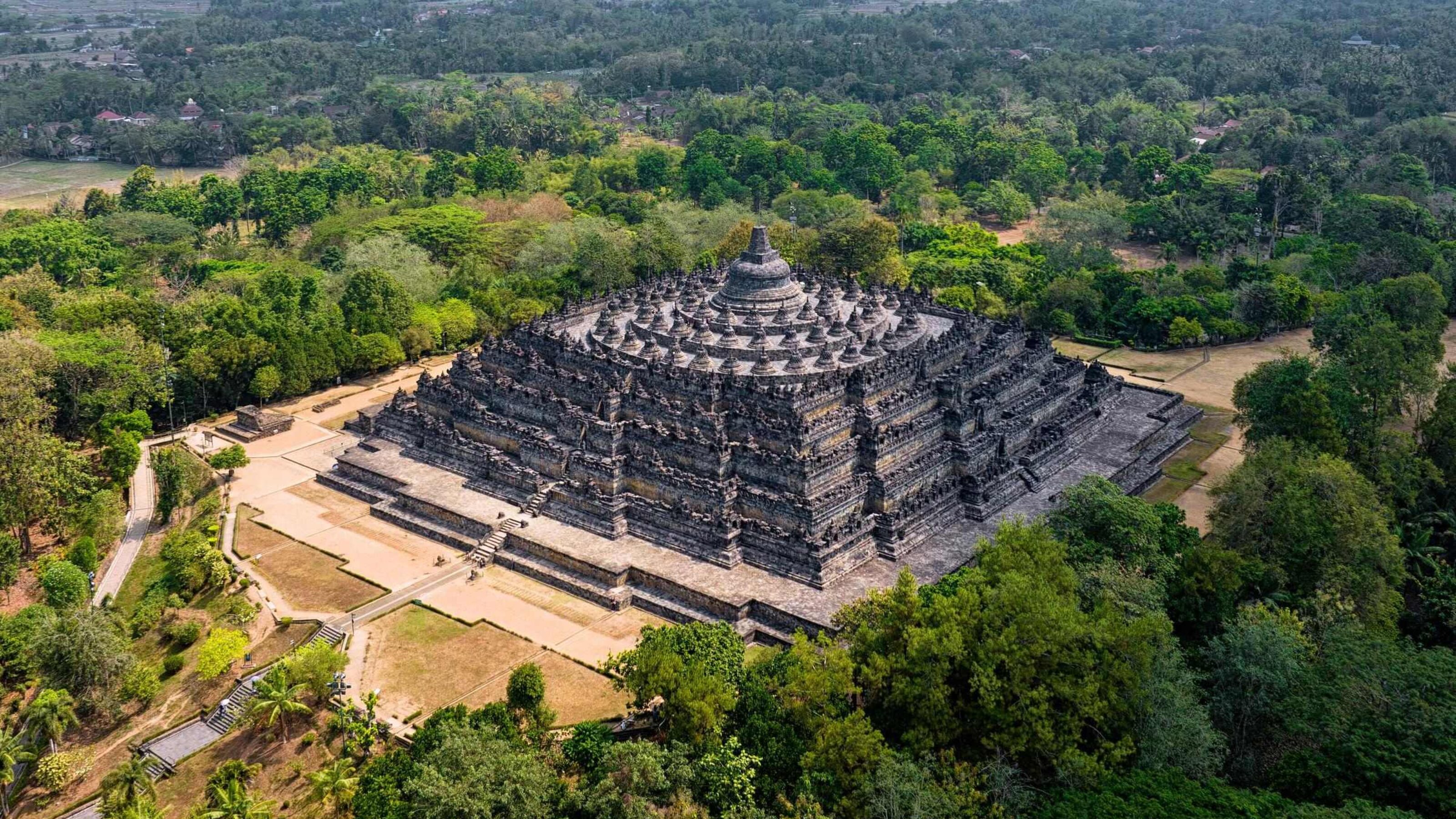 Borobudur Temple in Java, Indonesia
