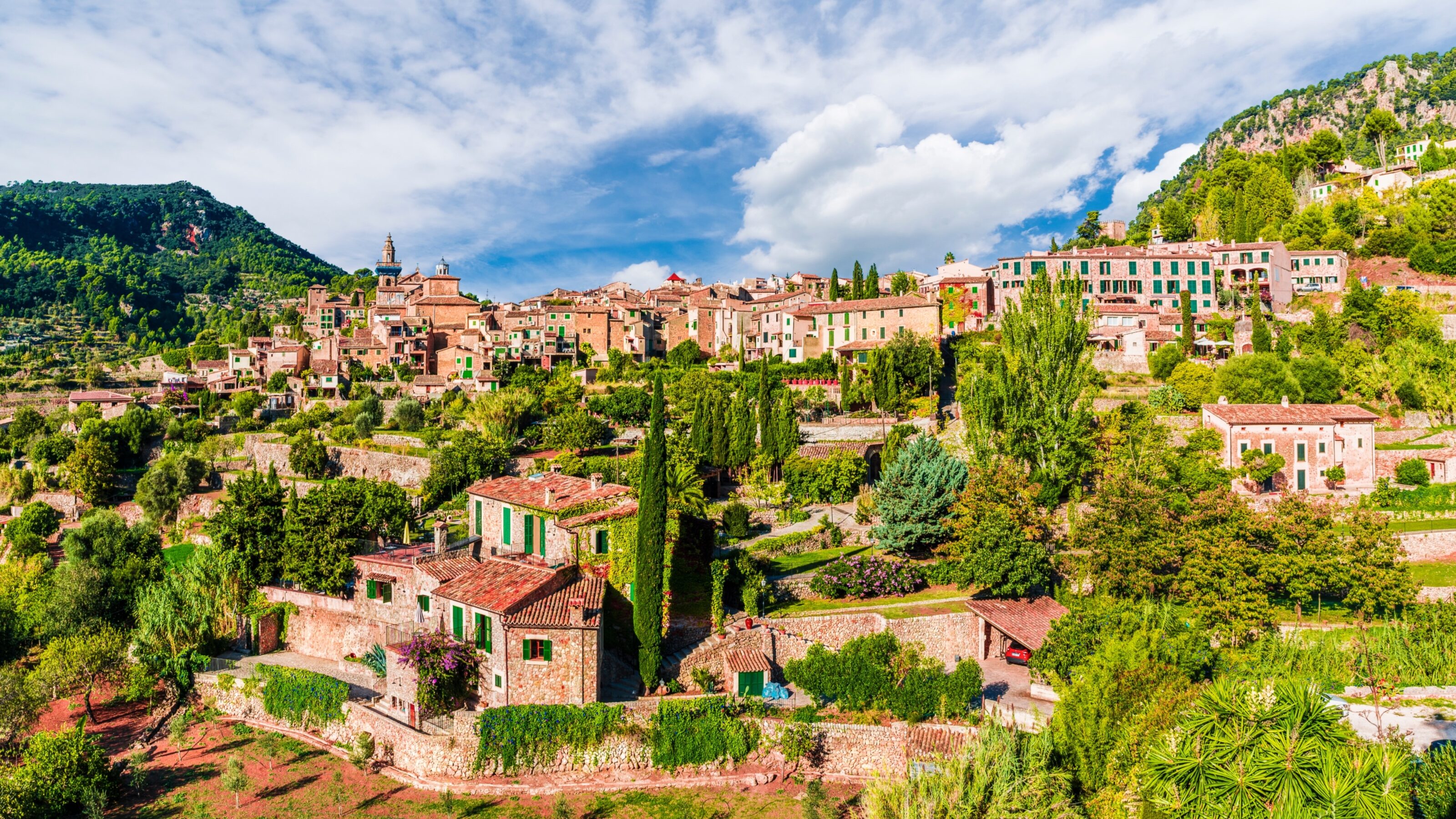 View of Valldemossa village, Palma Mallorca, Spain