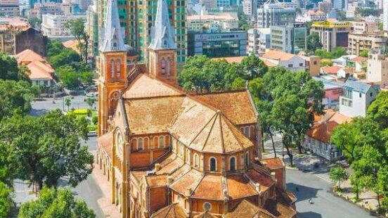 Notre Dame cathedral in Ho Chi Minh City / Saigon, Vietnam