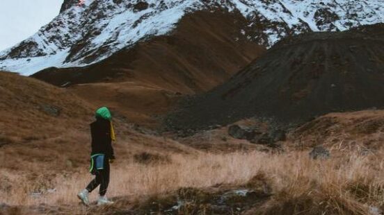 Hiking in Kazbegi National Park, Georgia
