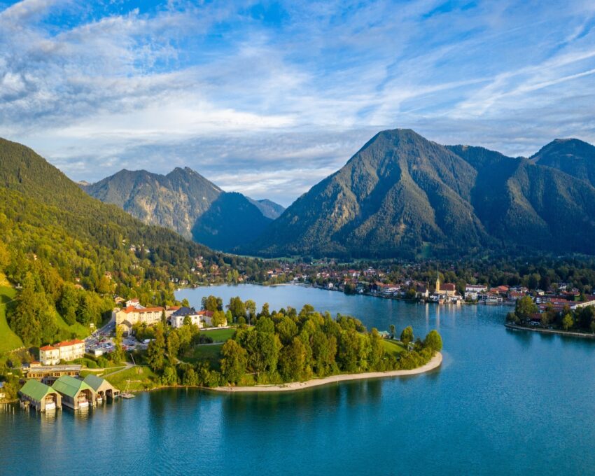 Trekking around Tegernsee and a private sunset cruise