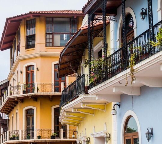 Colonial buildings in Casco Viejo