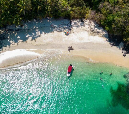 A private beach in the Gulf of Chiriquí