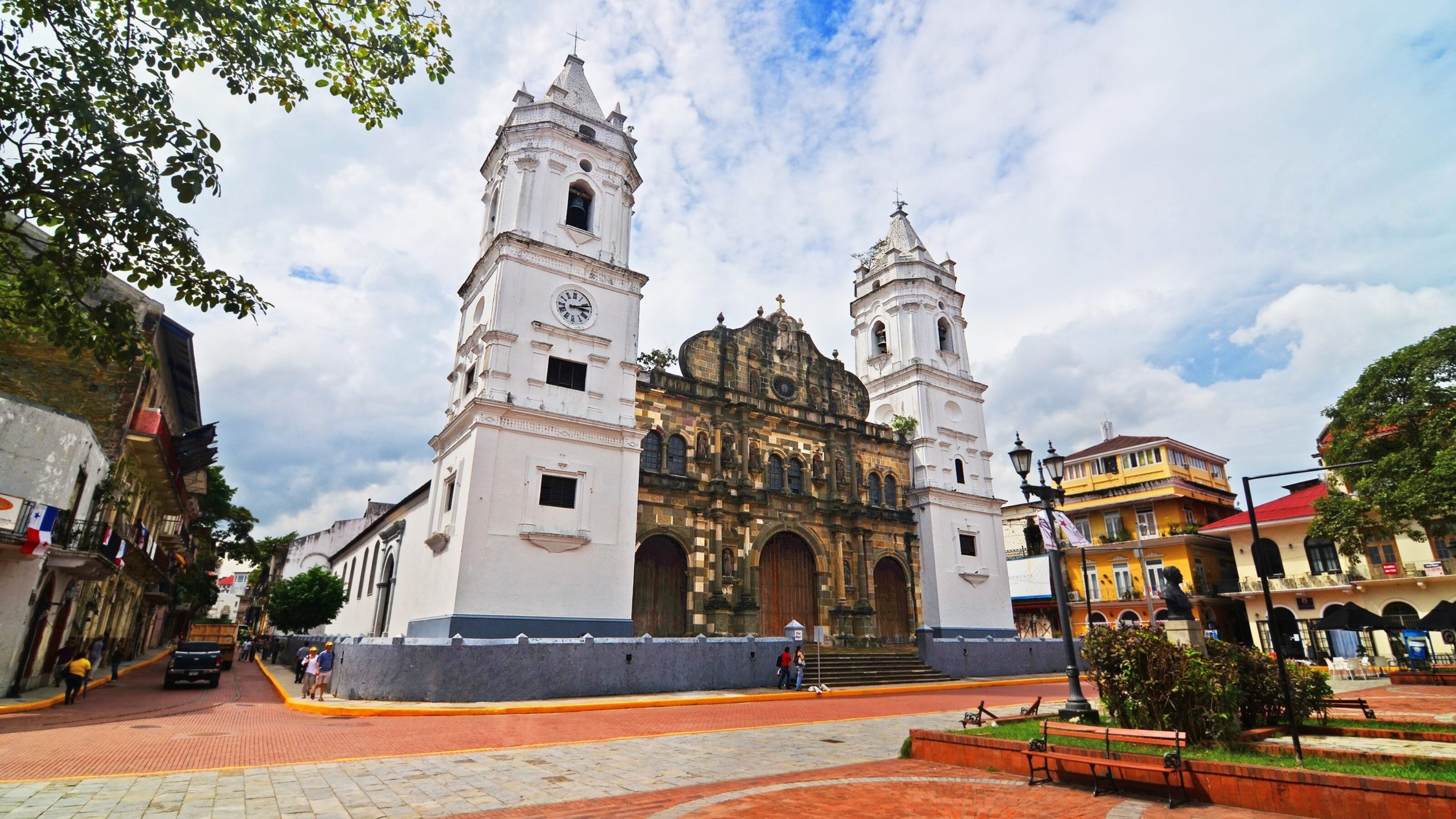 The Sacred Heart Cathedral in Casco Viejo, Panama City