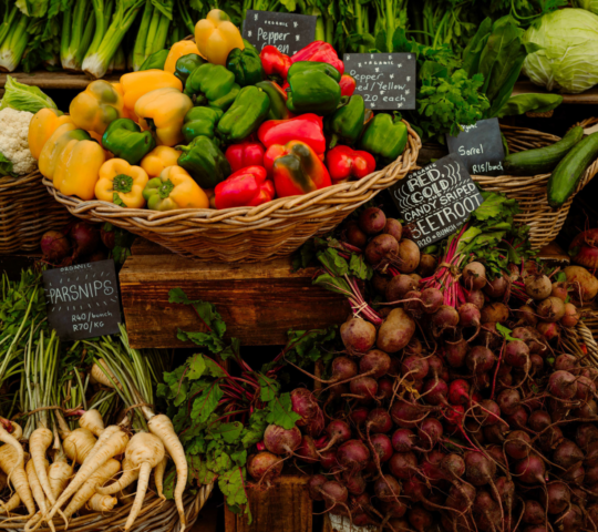 Fresh produce in Cape Town