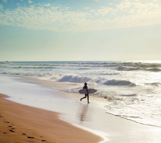 The Algarve's gentle surf