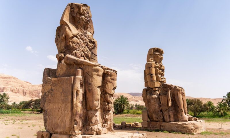 Colossi of Memnon, Luxor Egypt