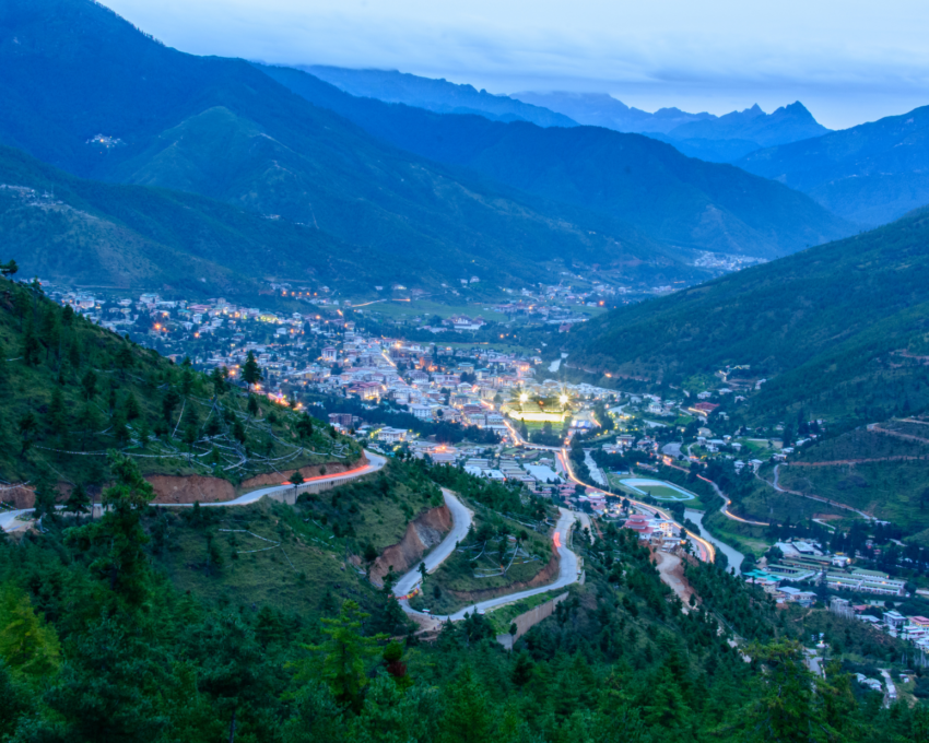 Private scenic transfer to Thimphu