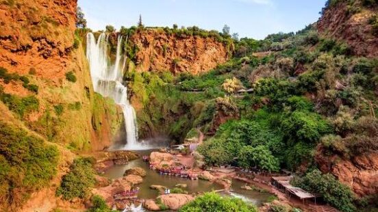 Ouzoud waterfalls view, Morocco