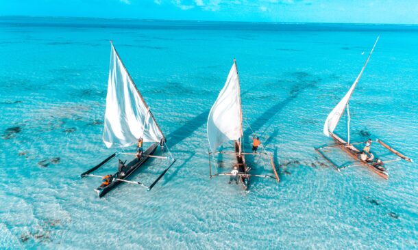 fishermenx27;s dhow in stone town, Zanzibar
