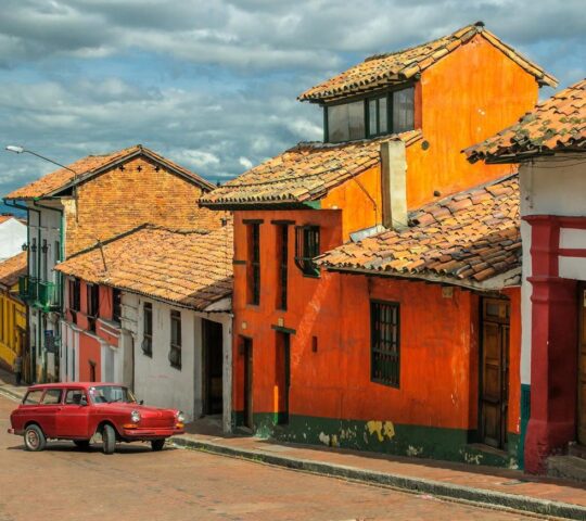 Historic townhouses in Bogotá