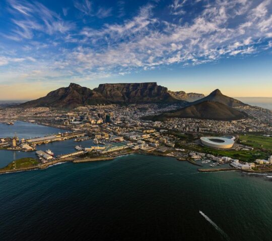 Get the cable car to the top of Table Mountain