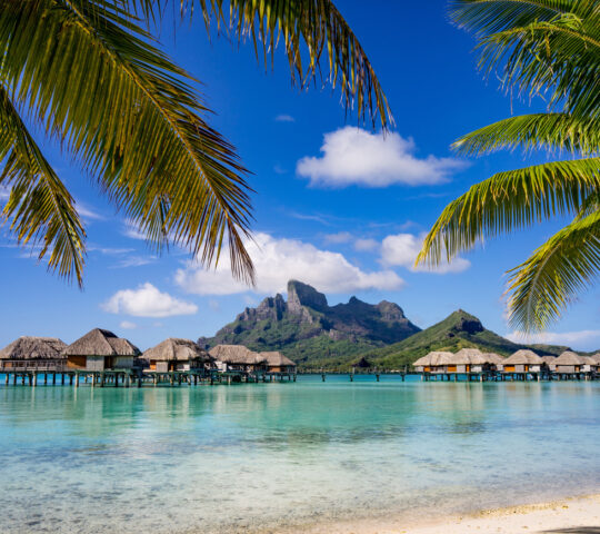 Bora Bora's turquoise waters are paradise