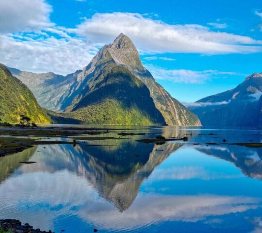 Milford Sound's tranquil beauty is captivating