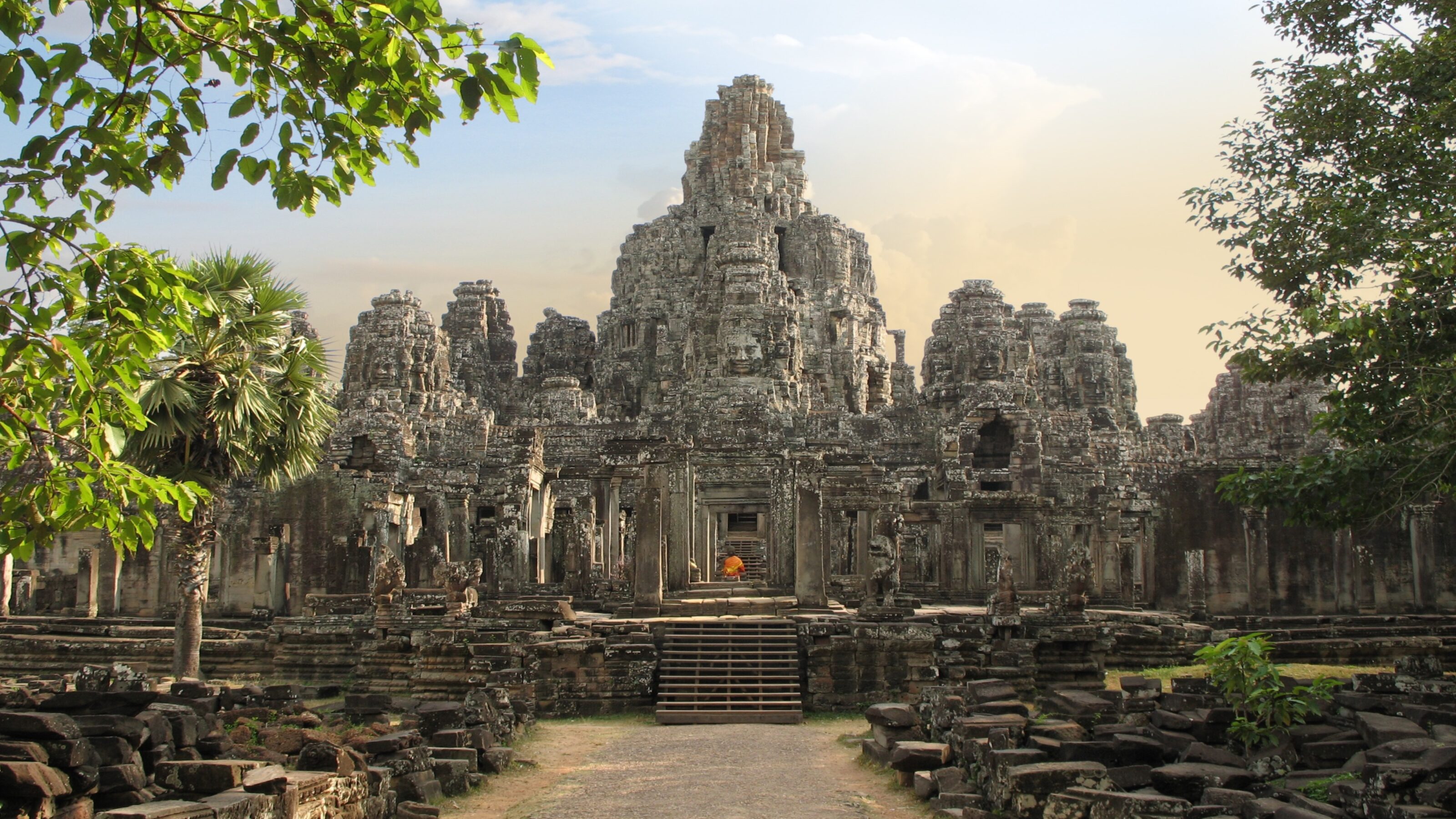 Bayon Temple at Angkor Thom, Angkor, Cambodia
